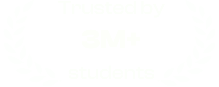 Trusted by 3M+ students